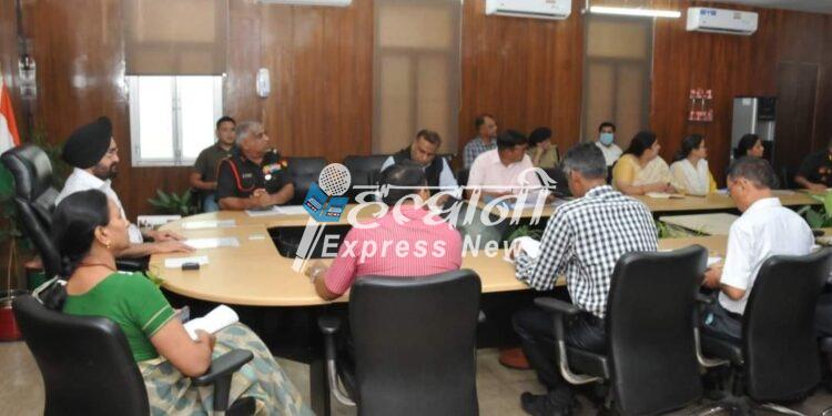 अग्निपथ योजना भर्ती को सेना, पुलिस और शासन की तैयारी बैठक सम्पन्न