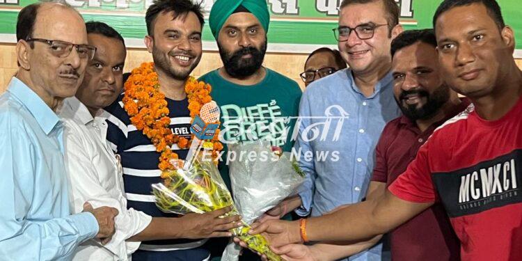 कांग्रेस ने ज़रियाब का यूथ महासचिव बनने पर किया स्वागत, विधायक सुमित ने दी बधाई
