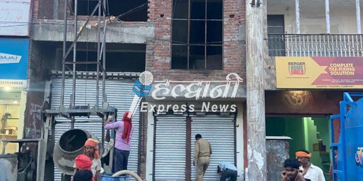 ब्रेकिंग न्यूज़: प्राधिकरण की अवैध निमार्ण पर कार्यवाही, एक निर्माण सील