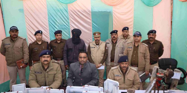 अवैध असलाह बनाने की फैक्ट्री का भंडाफोड़, सरगना गिरफ्तार