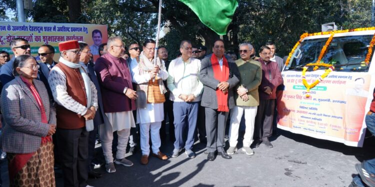 अवशिष्ट प्रबंधन के लिए 58 वाहनों को मुख्यमंत्री ने किया फ्लैग ऑफ़
