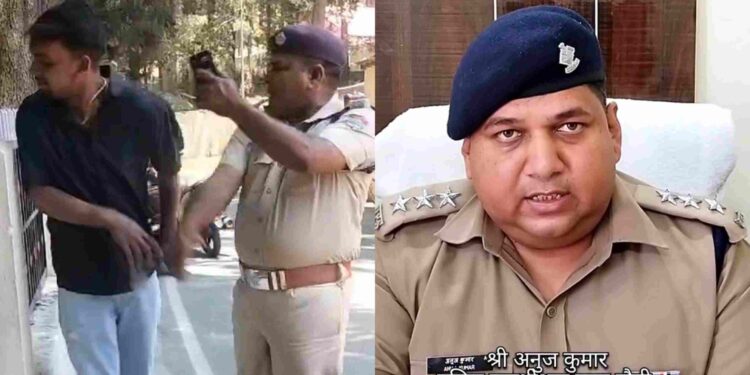 छात्र को एसआई ने मारा थप्पड़, एसएसपी ने किया लाईन हाज़िर