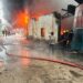 रबड़ गोदाम में भयंकर आग…