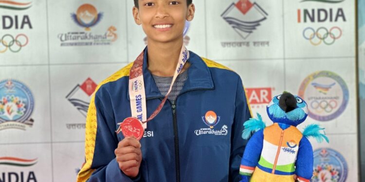 नेशनल गेम्स में चमकी हल्द्वानी की भार्गवी, बाईथल स्पर्धा में ब्रॉन्ज और सिल्वर पर जमाया कब्जा