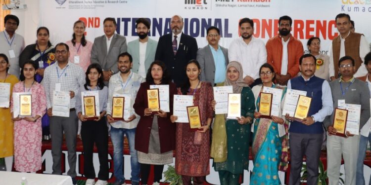 एमआईईटी कुमाऊं में दो दिवसीय अंतरराष्ट्रीय सम्मेलन संपन्न, शोधार्थियों को किया सम्मानित