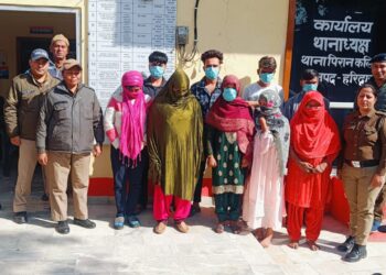 जिस्मफरोशी के अड्डे पर पुलिस का छापा, 9 गिरफ्तार, 3 नाबालिग मुक्त