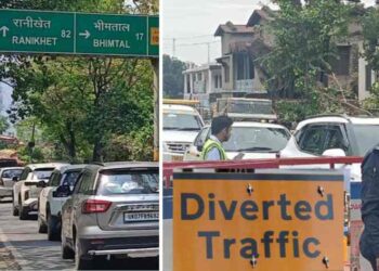 सावधान: हल्द्वानी कलसिया पुल पर वन-वे ट्रैफिक, वैकल्पिक मार्गों का करें पालन