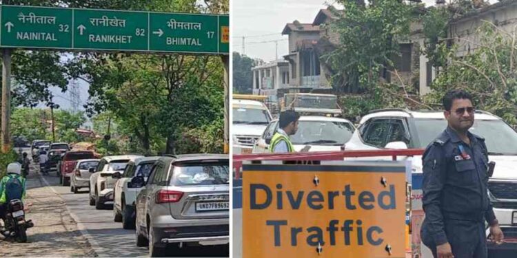 सावधान: हल्द्वानी कलसिया पुल पर वन-वे ट्रैफिक, वैकल्पिक मार्गों का करें पालन