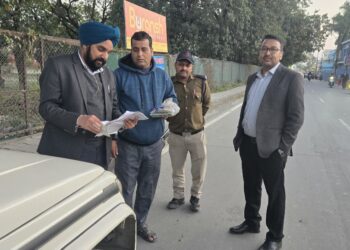 परिवहन विभाग की बड़ी कार्रवाई, 42 वाहनों के चालान, 3 वाहन सीज