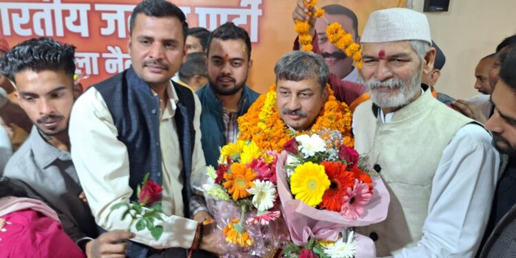 भाजपा ने फिर जताया प्रताप बिष्ट पर भरोसा, नैनीताल जिलाध्यक्ष बनने पर कार्यकर्ताओं ने किया भव्य स्वागत