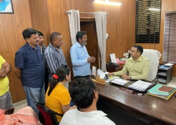 प्राधिकरण की कार्रवाई के विरोध में पार्षद प्रतिनिधि हृदयेश कुमार ने उठाई आवाज़