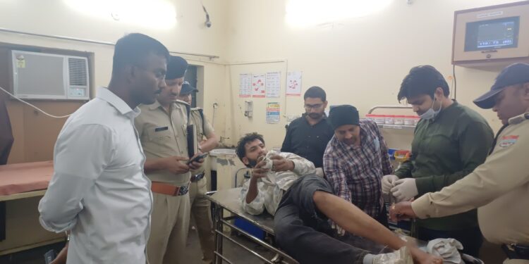 पुलिस और बदमाशों के बीच मुठभेड़, एक घायल, दूसरा फरार, नाकेबंदी और कांबिंग जारी