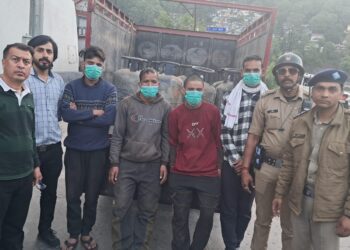 गैस सिलेंडरों की अवैध कालाबाजारी का पर्दाफाश, दो पिकअप वाहन पकड़े, चार गिरफ्तार