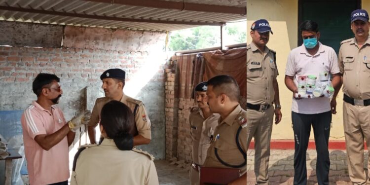 गोदाम में ब्लास्ट से सनसनी, दो घायल, अवैध आतिशबाजी सामग्री बरामद, गोदाम स्वामी गिरफ्तार