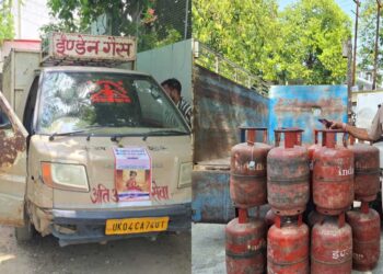 ठंडी सड़क में अवैध गैस रिफिलिंग का भंडाफोड़, सिटी मजिस्ट्रेट की छापेमारी में सिलेंडरों से भरी गाड़ी सीज़ 