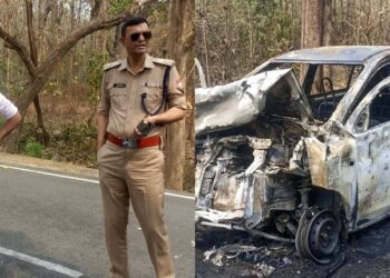 चोरगलिया रोड पर भीषण सड़क हादसा, एक की मौत, छह घायल