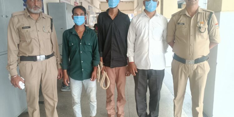 50 लाख की फिरौती के लिए रची गई अपहरण की साजिश का पर्दाफाश, तीन गिरफ्तार, अपहृत युवक बरामद 