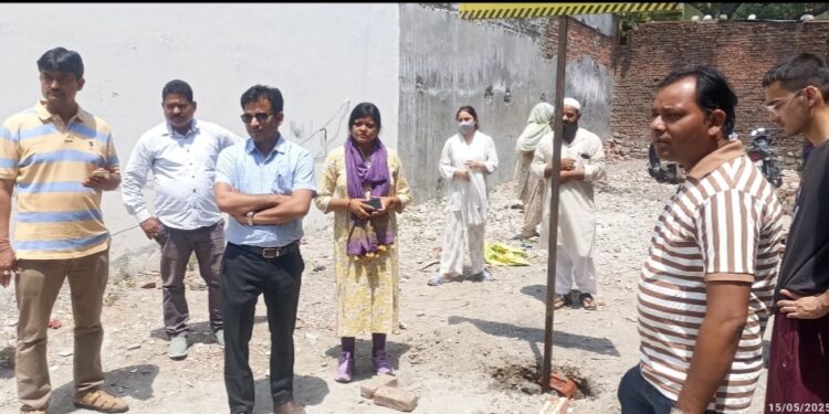 राजपुरा में अतिक्रमण पर चला प्रशासन का डंडा, दो नज़ूल भूखंडों से कब्जा हटाया