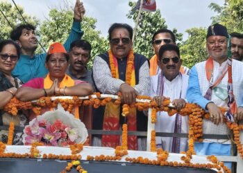 रामडी-आनसिंह सीट पर बेला तोलिया का शक्ति प्रदर्शन, भाजपा के पक्ष में उमड़ा जनसैलाब