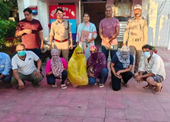 होटल की आड़ में चल रहा था जिस्मफरोशी का धंधा, AHTU और पुलिस की संयुक्त छापेमारी में सात दबोचे