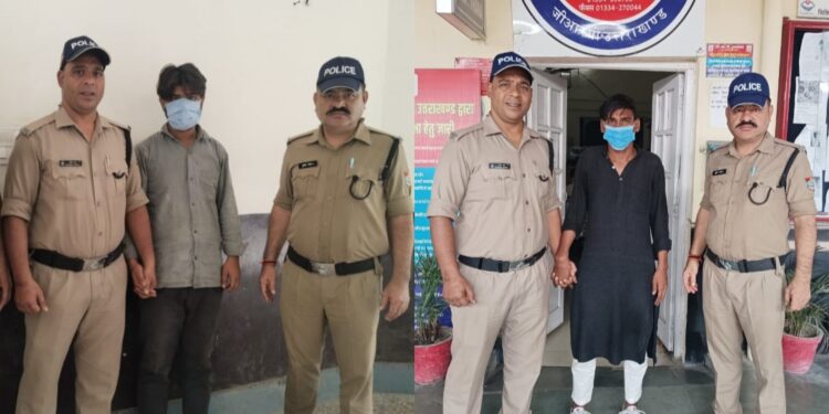 चलती ट्रेन से मोबाइल चोरी का खुलासा, जीआरपी काठगोदाम ने दो आरोपियों को दबोचा