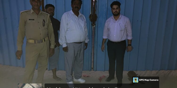 अवैध खनन पर कार्रवाई, दो स्टोन क्रेशर सीज