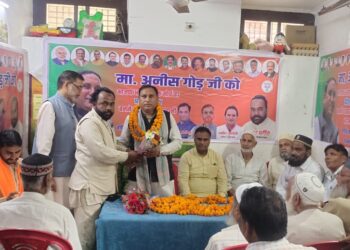 हल्द्वानी में प्रदेश अध्यक्ष अनीस गौड़ का अल्पसंख्यक मोर्चा ने किया भव्य स्वागत