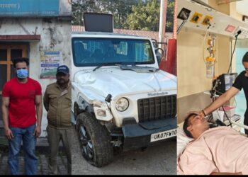 चेकिंग के दौरान पुलिसकर्मियों को टक्कर मारने वाला आरोपी गिरफ्तार, गंभीर हालत में तीन जवान सिनर्जी अस्पताल में भर्ती