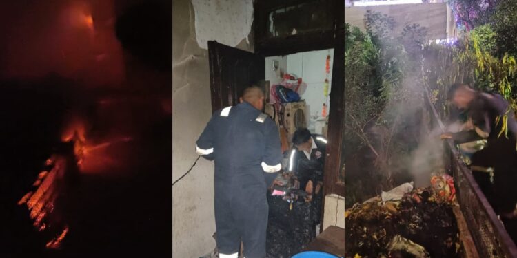 दीपावली पर तीन जगह लगी आग, दमकल कर्मियों ने समय रहते पाया काबू