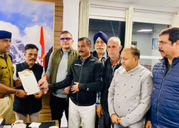 हल्द्वानी उपद्रव के विरोध में कांग्रेस ने एसएसपी को सौंपा ज्ञापन, अराजक तत्वों पर कठोर कार्रवाई की माँग