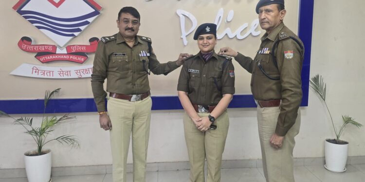 सीओ ऋषिकेश पूर्णिमा गर्ग को एएसपी पद पर मिला अलंकरण, एसएसपी देहरादून ने दी शुभकामनाएं