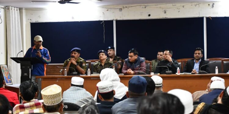 रेलवे अतिक्रमण मामले के फैसले से पहले शांति समिति की बैठक