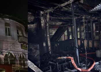 नैनीताल में सरस्वती शिशु मंदिर के बंद भवन में लगी आग