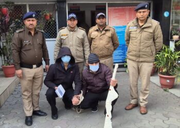 नितिन हत्याकांड में पार्षद पिता-पुत्र गिरफ्तार, लाइसेंसी बंदूक से गोली मारकर हत्या, पिस्टल व कारतूस भी बरामद