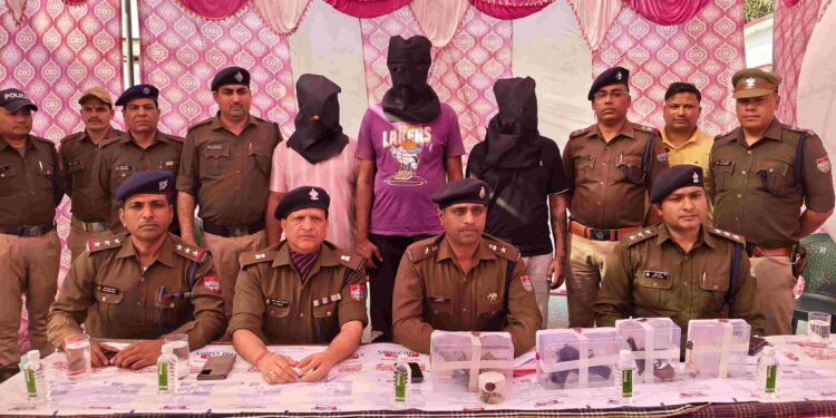 कालाढूंगी फायरिंग कांड का खुलासा, तीन आरोपी अवैध असलहों के साथ गिरफ्तार