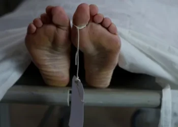 श्मशान घाट के पास नाले में मिला अज्ञात शव