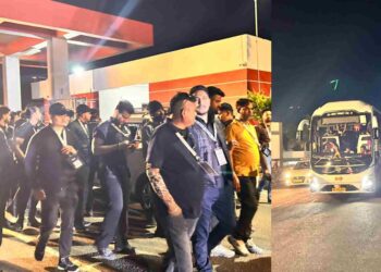 हल्द्वानी स्टेडियम में बवाल: वेतन न मिलने के आरोप पर बाउंसरों ने बंद किए गेट, खिलाड़ी फंसे, तूफान के बाद मैच भी प्रभावित