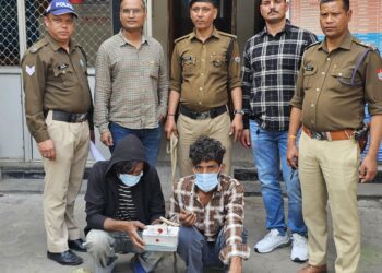 मृतक के वाहन से चोरी का खुलासा, दो शातिर चोर गिरफ्तार