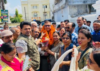 विधायक सुमित हृदयेश का भव्य स्वागत, जनहित के मुद्दे सदन में उठाने पर कांग्रेसजनों ने जताया आभार