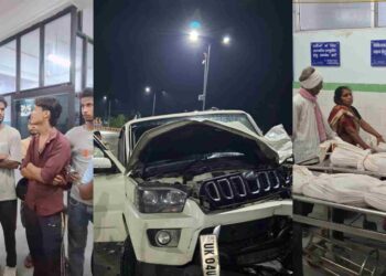 हल्द्वानी फ्लाईओवर पर मौत की टक्कर, स्कॉर्पियो-स्कूटी भिड़ंत में तीन युवकों की मौत