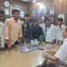 एमबीपीजी कॉलेज में सीटों को लेकर छात्रों का हंगामा, पुतला फूंका