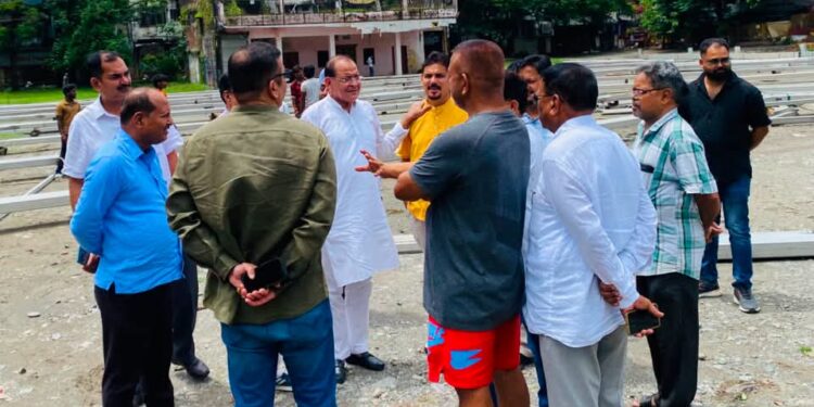 खरगे की हल्द्वानी जनसभा की तैयारियां तेज, रामलीला मैदान का कांग्रेस नेताओं ने किया निरीक्षण