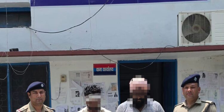 पुलिस टीम पर हमला, सरकारी कार्य में बाधा डालने वाले दो आरोपी गिरफ्तार