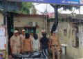 जुलूस के दौरान हथियार लहराने वालों पर पुलिस का शिकंजा, छह गिरफ्तार