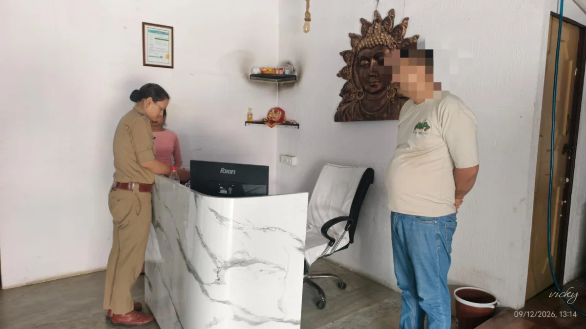 स्पा सेंटरों पर AHTU की सघन चेकिंग, 6 पर पुलिस एक्ट में कार्रवाई
