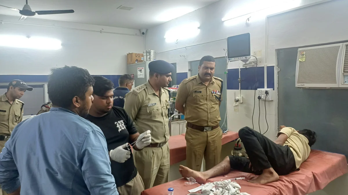 दोहरे हत्याकांड का वांछित आरोपी पुलिस मुठभेड़ के बाद गिरफ्तार