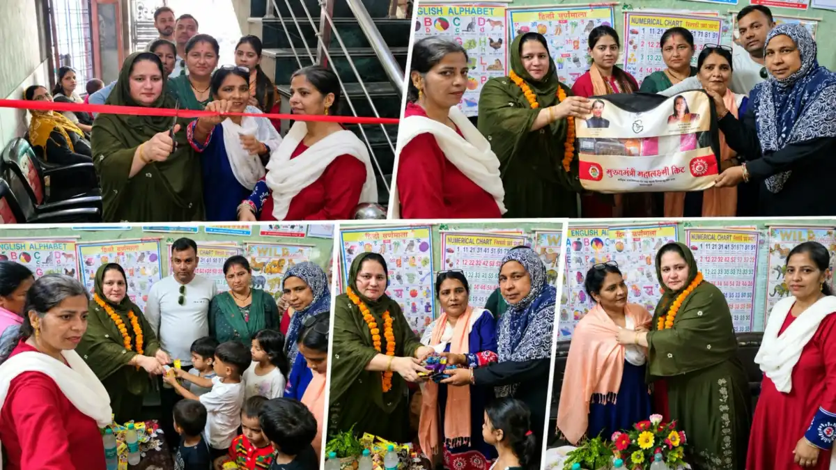 प्रधानमंत्री के जन्मदिन पर ‘आंगन का मिलन सम्मेलन’, आंगनबाड़ी कार्यकर्ताओं का हुआ सम्मान