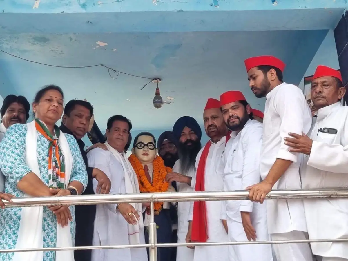 रुद्रपुर में कांग्रेस-सपा का प्रदर्शन, ‘वोट बचाओ–देश बचाओ’ के नारों से गूंजा शहर