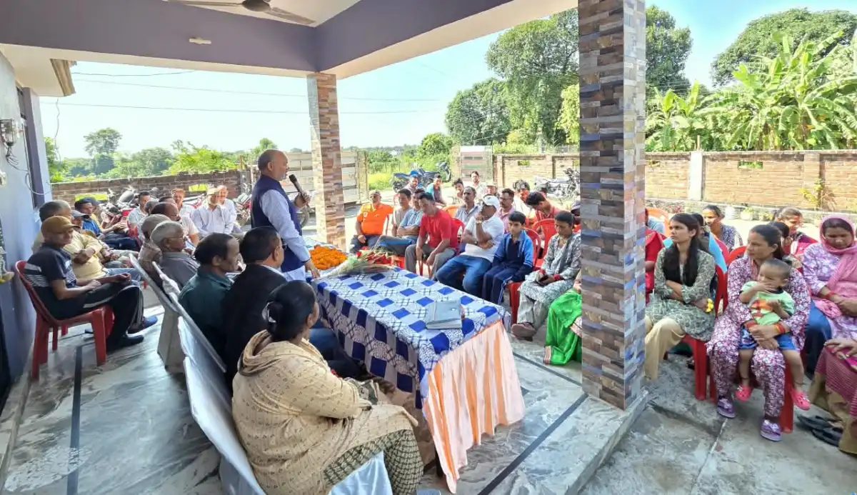कालाढूंगी में भाजपा का जनसंपर्क अभियान, 2027 में तीसरी बार सरकार बनाने का संकल्प